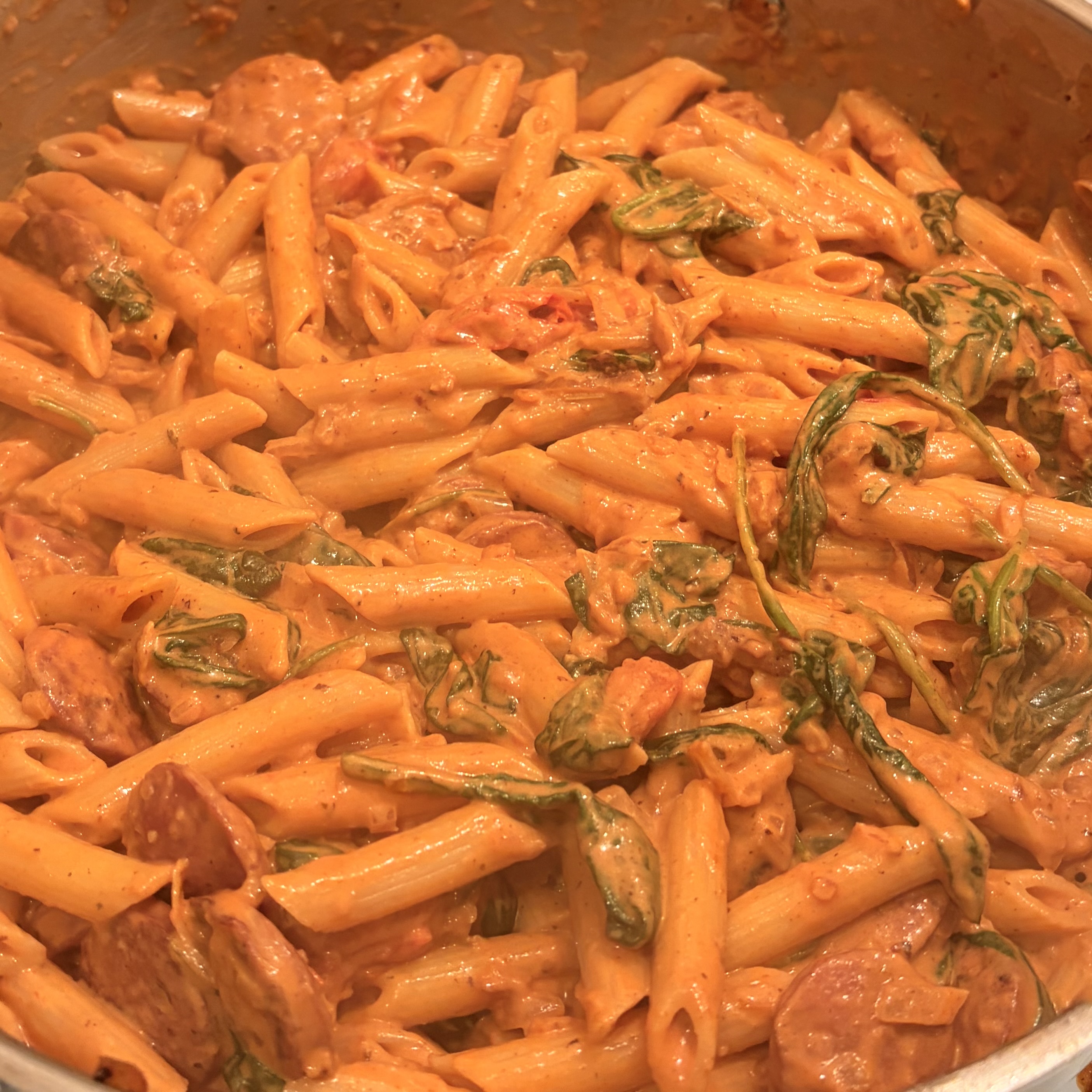 Yummy Tuscan Sausage Penne Dish for 6